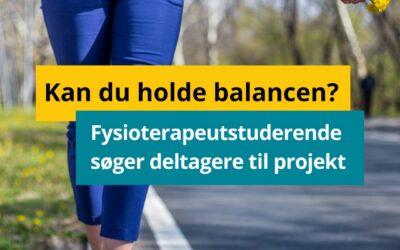 Fysioterapeutstuderende søger deltagere til forskningsproprojekt